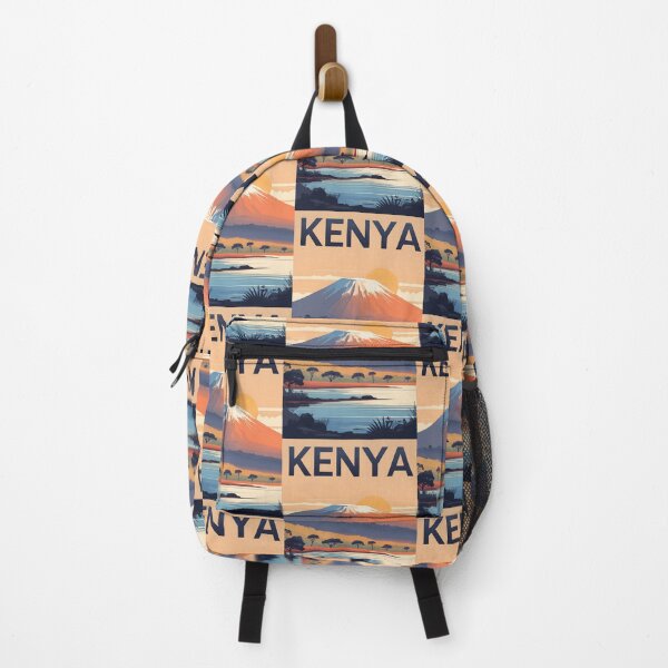 Item preview, Kenya Retro Vintage Travel Design designed and sold by TravelersGems.