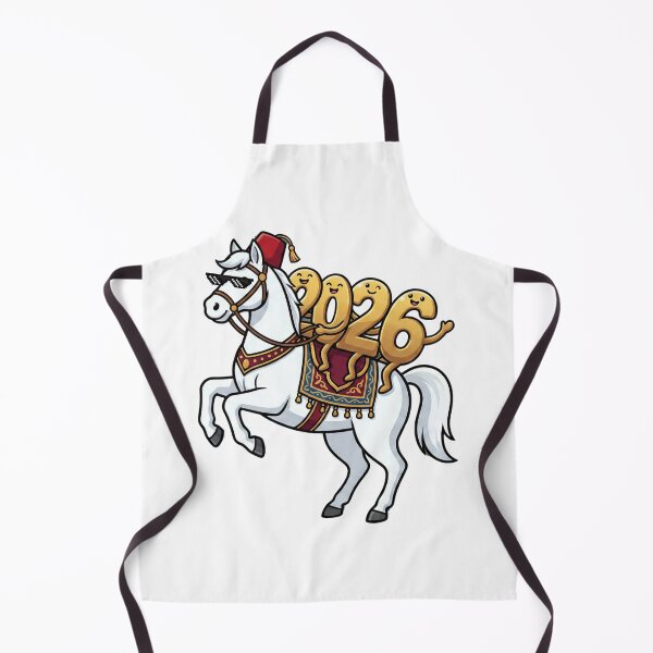 Item preview, Cool Arabian Horse Happy New Year 2026 designed and sold by Majnon8bp.
