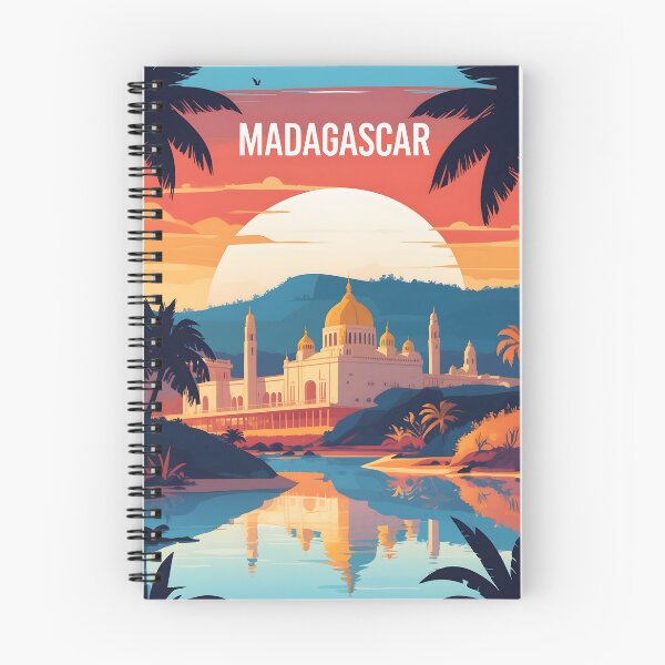 Item preview, Madagascar Retro Vintage Travel Design designed and sold by TravelersGems.