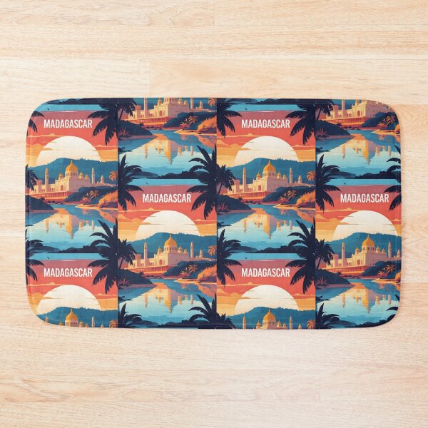 Item preview, Madagascar Retro Vintage Travel Design designed and sold by TravelersGems.