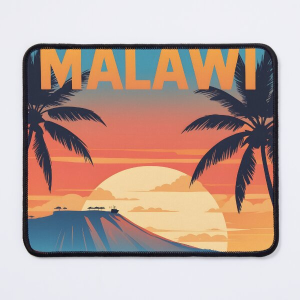Item preview, Malawi Retro Vintage Travel Design designed and sold by TravelersGems.