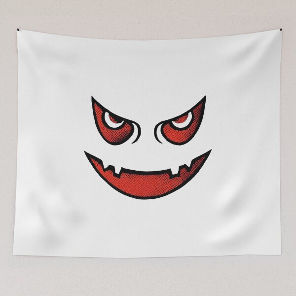 Item preview, Evil Red Eyes Creepy Smile Face designed and sold by Horrify.