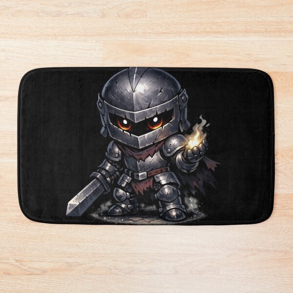 Item preview, Chibi Cursed Knight with Ember Spell | Dark Fantasy Armor Warrior designed and sold by Sonic Nova Studios.