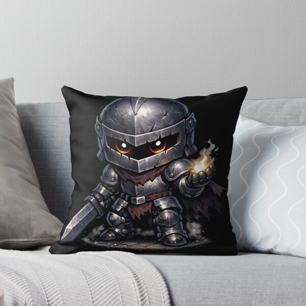 Item preview, Chibi Cursed Knight with Ember Spell | Dark Fantasy Armor Warrior designed and sold by Sonic Nova Studios.