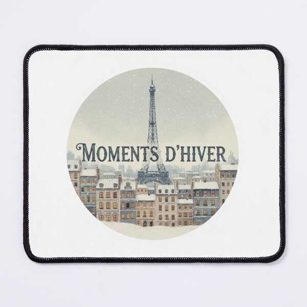 Item preview, Paris Moments d’Hiver – Cozy Winter City Sticker Art designed and sold by Imaginarium of Chaos falcon88 .
