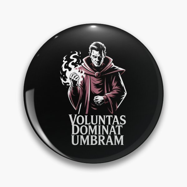 Item preview, Voluntas Dominat Umbram Dark Fantasy Mage Sorcerer Art designed and sold by SplashTastic.