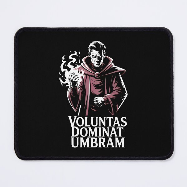 Item preview, Voluntas Dominat Umbram Dark Fantasy Mage Sorcerer Art designed and sold by SplashTastic.
