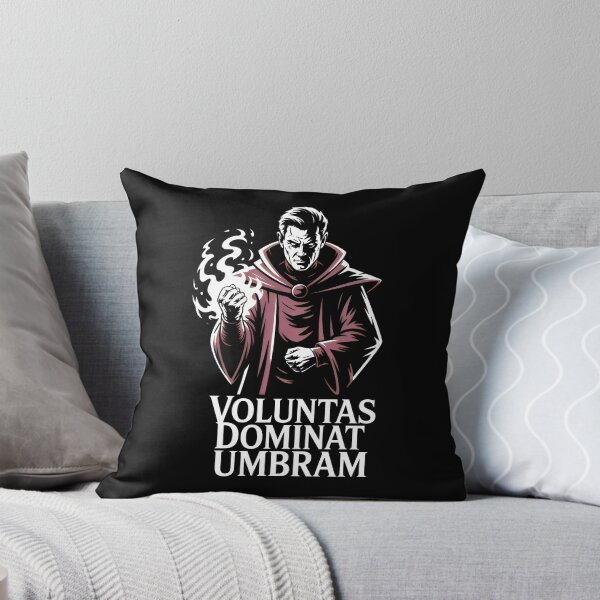 Item preview, Voluntas Dominat Umbram Dark Fantasy Mage Sorcerer Art designed and sold by SplashTastic.