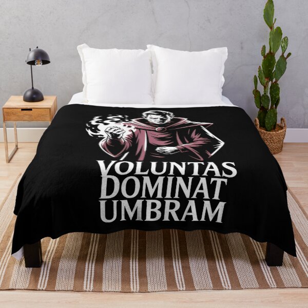 Item preview, Voluntas Dominat Umbram Dark Fantasy Mage Sorcerer Art designed and sold by SplashTastic.