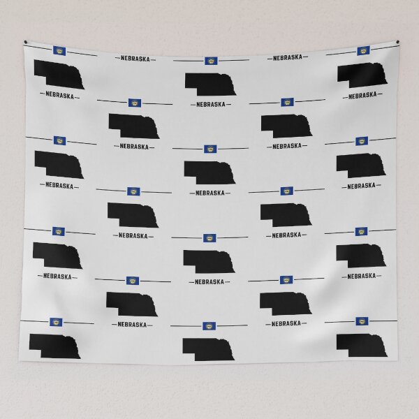 Item preview, Nebraska State Silhouette - Classic Home Pride Design designed and sold by mashmosh.