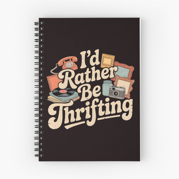Item preview, Vintage I’d Rather Be Thrifting – Classic Second Hand Lover Aesthetic designed and sold by Redgiant87x.