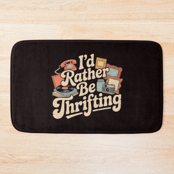 Item preview, Vintage I’d Rather Be Thrifting – Classic Second Hand Lover Aesthetic designed and sold by Redgiant87x.