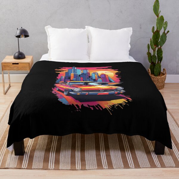 Item preview, Retro Synthwave City Drive - 80s Vaporwave Classic Car Art designed and sold by Latikshop.