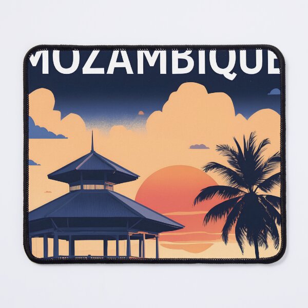 Item preview, Mozambique Retro Vintage Travel Design designed and sold by TravelersGems.