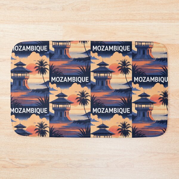 Item preview, Mozambique Retro Vintage Travel Design designed and sold by TravelersGems.
