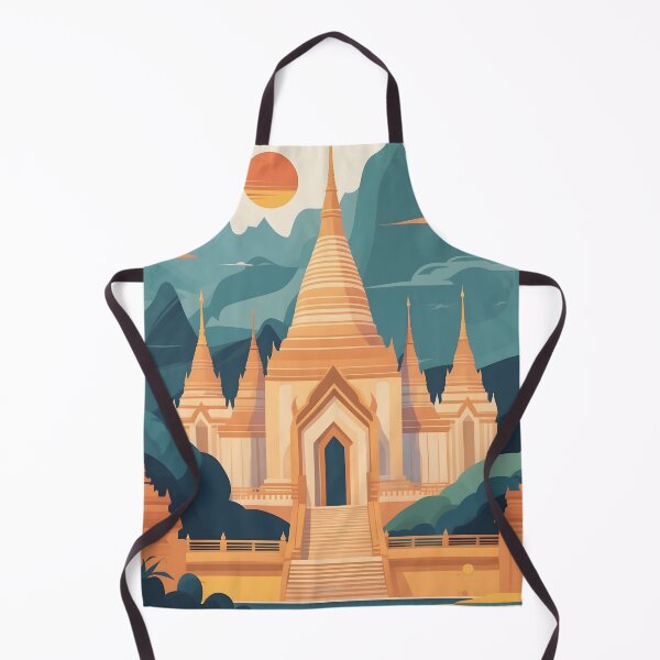 Item preview, Myanmar Retro Vintage Travel Design designed and sold by TravelersGems.