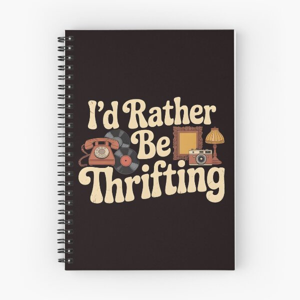 Item preview, Vintage I’d Rather Be Thrifting – Sustainable Second Hand Lover Design designed and sold by Redgiant87x.