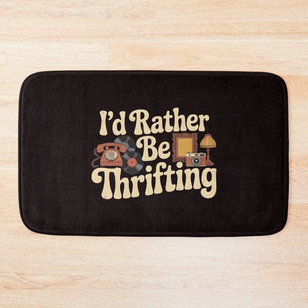 Item preview, Vintage I’d Rather Be Thrifting – Sustainable Second Hand Lover Design designed and sold by Redgiant87x.