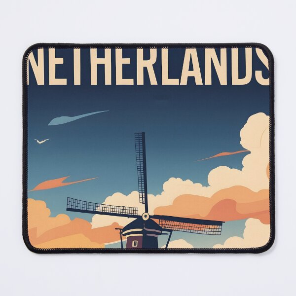Item preview, Netherlands Retro Vintage Travel Design designed and sold by TravelersGems.