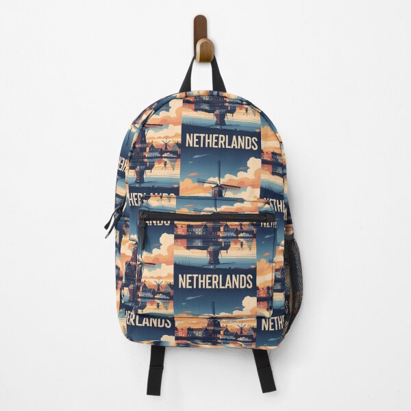 Item preview, Netherlands Retro Vintage Travel Design designed and sold by TravelersGems.