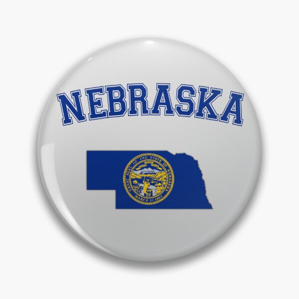 Item preview, Nebraska State Map & Flag - Classic Varsity Collegiate Style designed and sold by mashmosh.