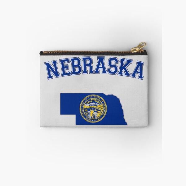 Item preview, Nebraska State Map & Flag - Classic Varsity Collegiate Style designed and sold by mashmosh.
