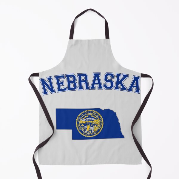 Item preview, Nebraska State Map & Flag - Classic Varsity Collegiate Style designed and sold by mashmosh.