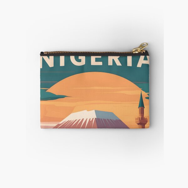 Item preview, Nigeria Retro Vintage Travel Design designed and sold by TravelersGems.