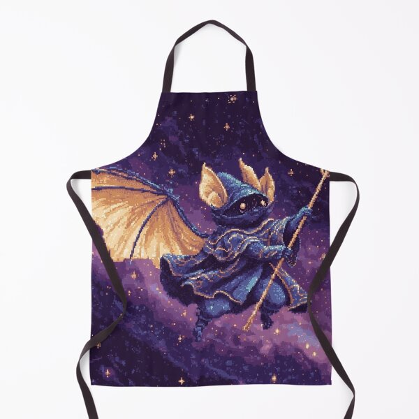 Item preview, Cosmic Bat Wizard Pixel Art designed and sold by Kaos-Bit.