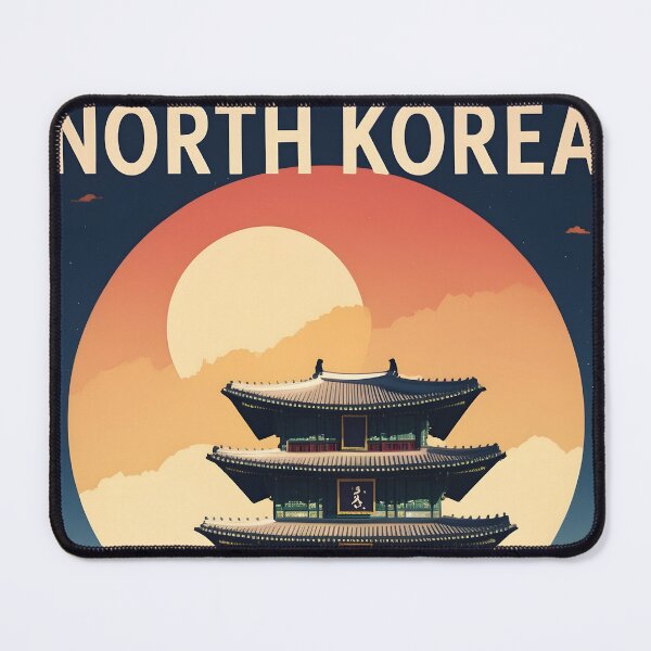 Item preview, North Korea Retro Vintage Travel Design designed and sold by TravelersGems.