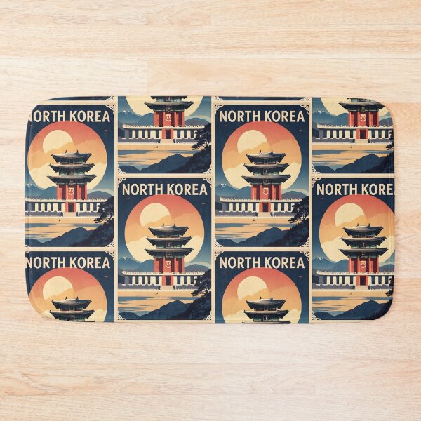 Item preview, North Korea Retro Vintage Travel Design designed and sold by TravelersGems.