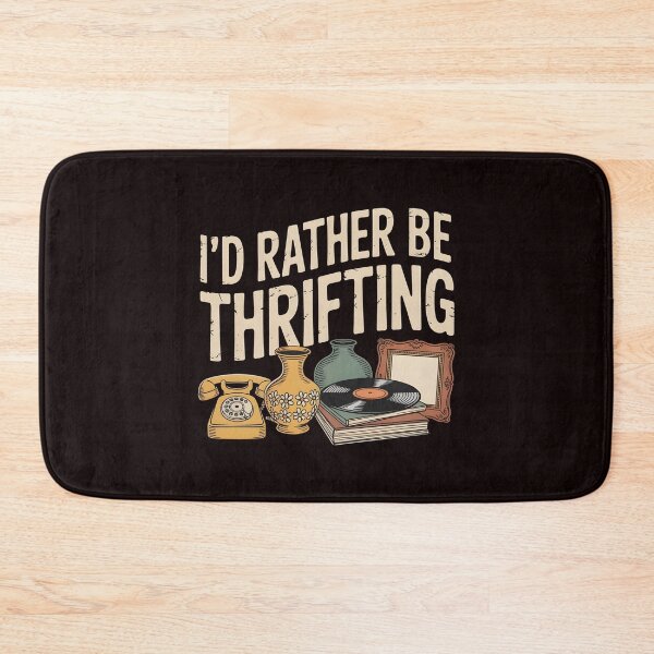 Item preview, Vintage I’d Rather Be Thrifting – Thrifting Lover Retro Statement designed and sold by Redgiant87x.