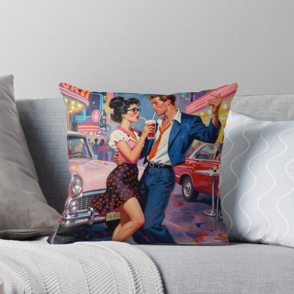Item preview, Neon Jive – 1950s Diner Romance Art designed and sold by MooLaLa.Store.