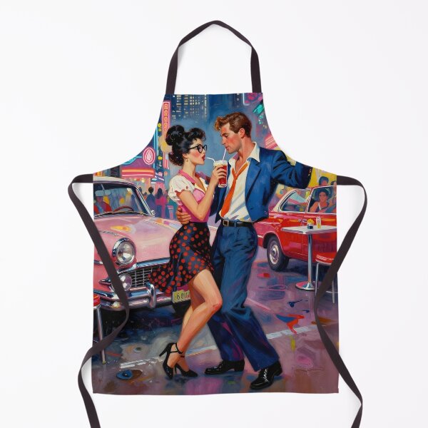Item preview, Neon Jive – 1950s Diner Romance Art designed and sold by MooLaLa.Store.