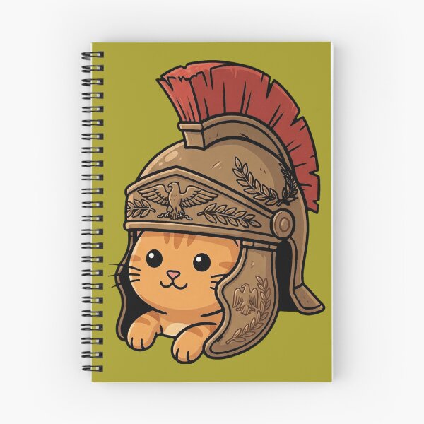 Item preview, Cute Roman Helmet Cat - Ancient Rome  designed and sold by MythoWorldddd.