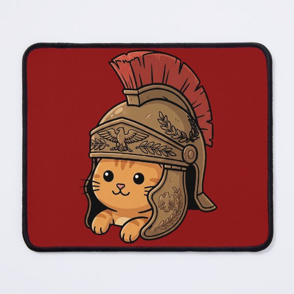 Item preview, Cute Roman Helmet Cat - Ancient Rome designed and sold by MythoWorldddd.