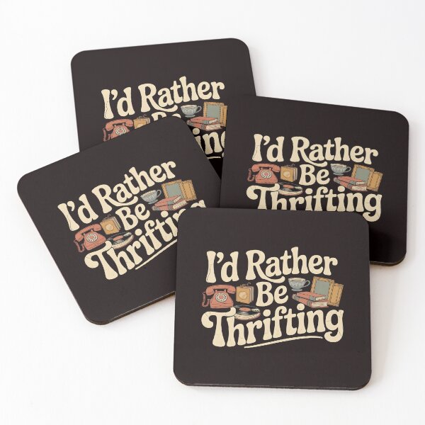 Item preview, Vintage I’d Rather Be Thrifting – Second Hand Lover Vintage Style designed and sold by Redgiant87x.