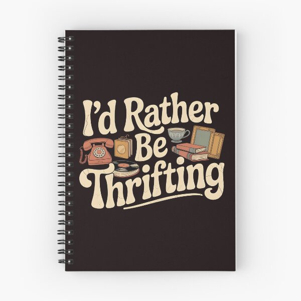 Item preview, Vintage I’d Rather Be Thrifting – Second Hand Lover Vintage Style designed and sold by Redgiant87x.