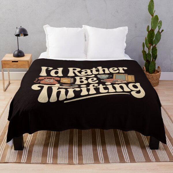 Item preview, Vintage I’d Rather Be Thrifting – Second Hand Lover Vintage Style designed and sold by Redgiant87x.