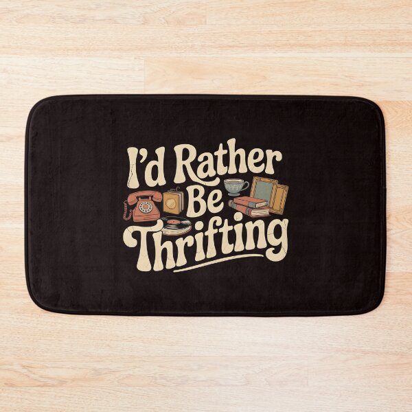 Item preview, Vintage I’d Rather Be Thrifting – Second Hand Lover Vintage Style designed and sold by Redgiant87x.