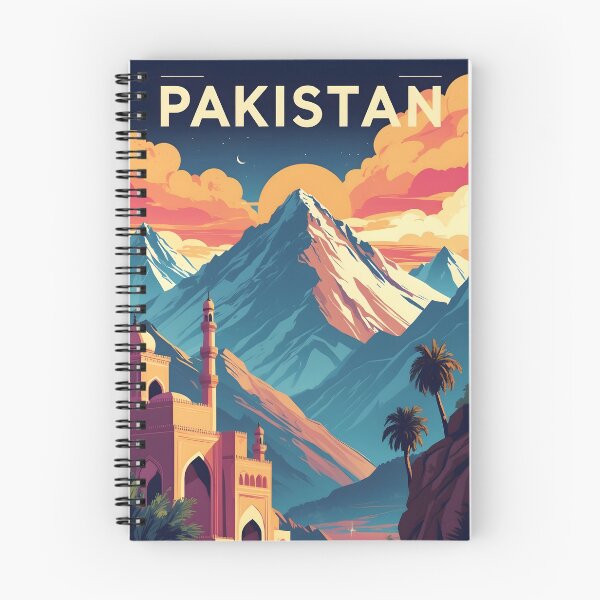 Item preview, Pakistan Retro Vintage Travel Design designed and sold by TravelersGems.
