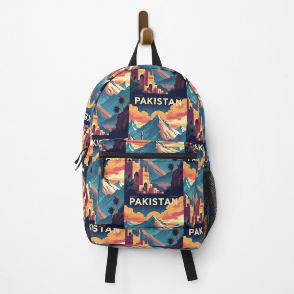 Item preview, Pakistan Retro Vintage Travel Design designed and sold by TravelersGems.
