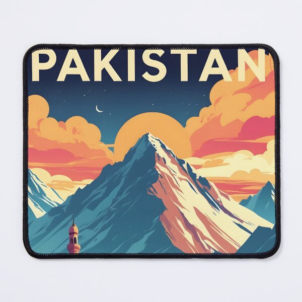 Item preview, Pakistan Retro Vintage Travel Design designed and sold by TravelersGems.
