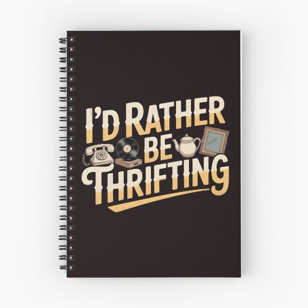Item preview, Vintage I’d Rather Be Thrifting – Retro Thrift Store Addict Design designed and sold by Redgiant87x.