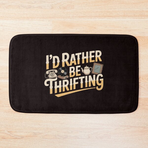Item preview, Vintage I’d Rather Be Thrifting – Retro Thrift Store Addict Design designed and sold by Redgiant87x.