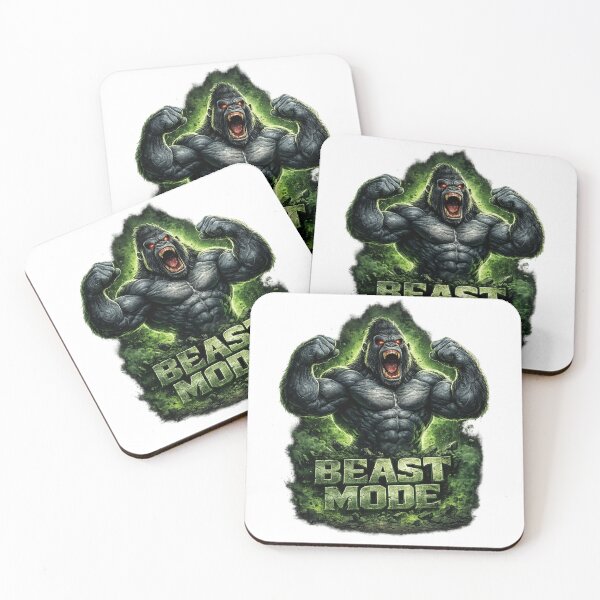 Item preview, Beast Mode Gorilla – Powerful Gym & Bodybuilding Motivation Design designed and sold by gabeszshop.