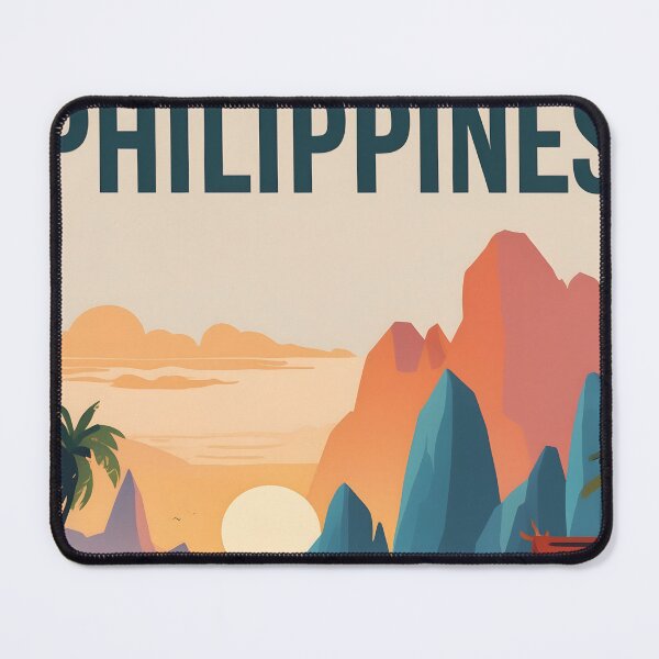 Item preview, Philippines Retro Vintage Travel Design designed and sold by TravelersGems.