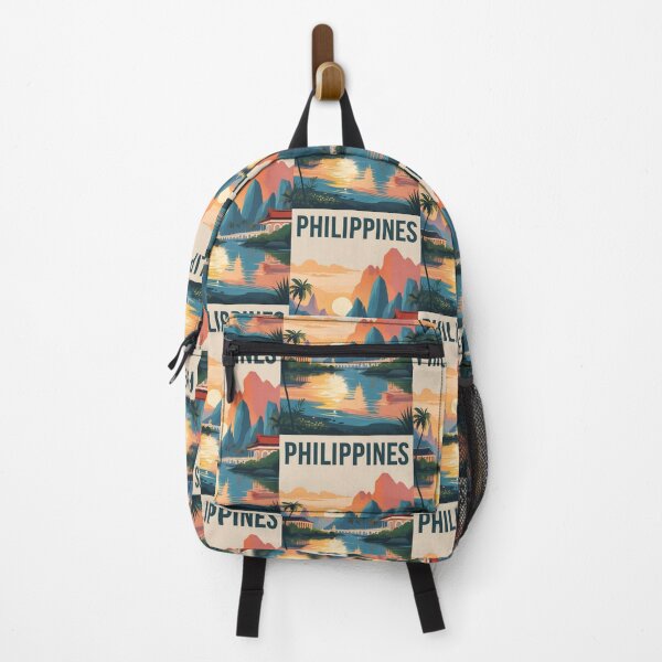 Item preview, Philippines Retro Vintage Travel Design designed and sold by TravelersGems.