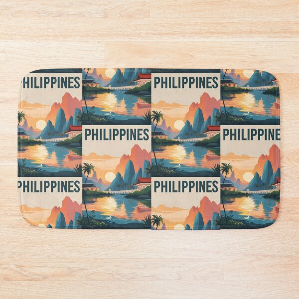 Item preview, Philippines Retro Vintage Travel Design designed and sold by TravelersGems.