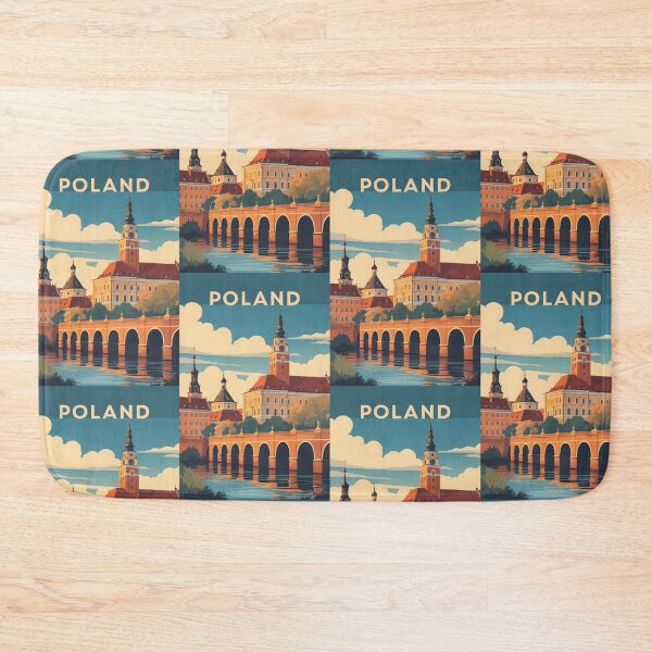 Item preview, Poland Retro Vintage Travel Design designed and sold by TravelersGems.